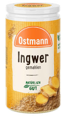 Ostmann Gewürze - Ingwer gemahlen | Nachfüllbare & újrahasznosítható Verpackung | 30 g in der Streudose