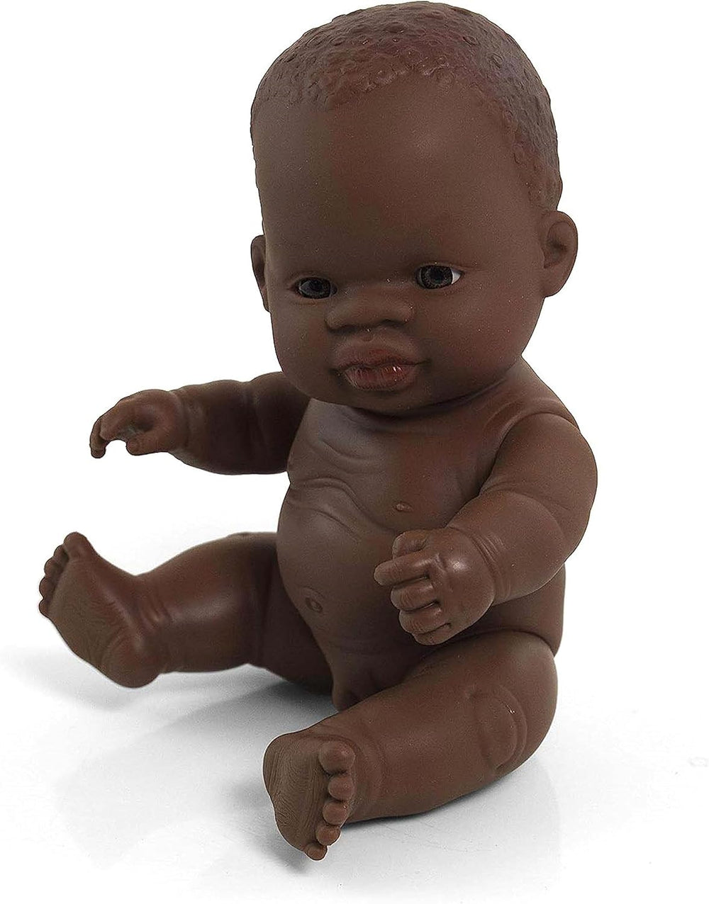 Miniland Babypuppe afrikanischer Junge 21cm-31143, Braun