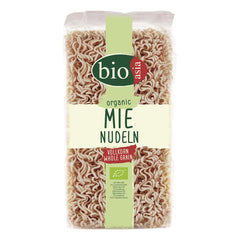 BIOASIA Bio Mie tészta, teljes kiőrlésű gabonából, gyorsan és egyszerűen elkészíthető (1 x 250 g)