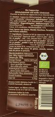 Ciocolată organică umplută cu cappuccino, 100g