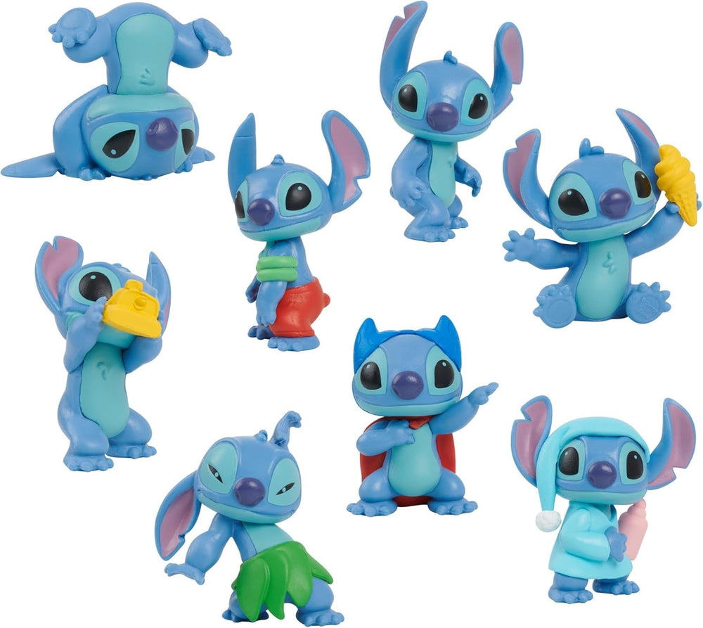 Stitch Disney's Lilo Collectible Friends set de figurine, set de 8 figurine, figurine de colecție înalte de 5 cm, jucărie pentru copii de la 3 ani de Just Play Action figures Naty Shop Titlu implicit