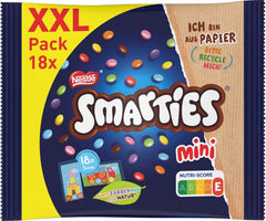 Nestlé SMARTIES Mini XXL tasakok, színes lencse csokoládéval, ideális a családdal és a barátokkal való megosztásra és élvezetre, természetes színek, újrahasznosítható csomagolás, 1 csomag (1 x 259 g)