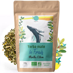 ORIGEENS BIO YERBA MATE CU MENTĂ ȘI LĂMÂIE 200 G - Prospețimea I Bio Yerba Mate neprăjită, frunze, fără tulpini și praf