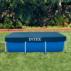 Intex 28038 - Ponyva téglalap alakú föld feletti medencékhez, PVC, kék, 300x200 cm
