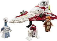 LEGO Star Wars Jedi Starfighter Obi-Wan Kenobi, megépíthető játék Taun We-vel, droid figurával és fénykarddal, Attack of the Clones készlet 75333 építőkészlet Besuche den LEGO-Store