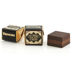 Venchi - Cremino Extra Black Chocolate - Étcsokoládé mandulás pasztával és "piemonti erdei mogyoróval OFJ", 1 kg, gluténmentes, színezék és tartósítószer nélkül