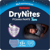 Huggies Drynites Nachtwindeln Bei Bettnässen, Für Jungen Ab 13 Bis Ca. 17 Jahre (48-60 KG), 27 Stück (3X9), Monatspack, Windel-Pants Naty Shop alapértelmezett cím
