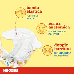 Huggies Unistar pelenka, 4-es méret (7-14 kg), 128 db-os pelenka (alap)