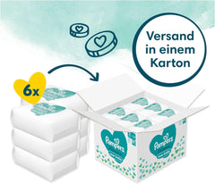 Pampers Baba pelenka 2-es méret (4-8 kg) Harmony, Gyengéd bőrvédelem és növényi alapú összetevők, 204 db Mother and Baby Naty Shop