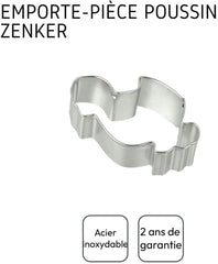 Formă de biscuiți în formă de pui, forme de biscuiți pentru tot timpul anului, forme pentru biscuiți, fursecuri și fondant, cantitate: 1 x