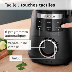 Vitapower állókeverő, 6-os sorozat, 1800 W, 6 program, Prospeed Klingen, Tritan™-Krug, Schwarz, MMB6652B Kitchen Naty Shop