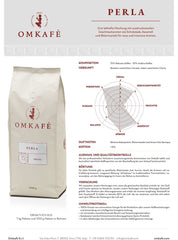 Boabe noi de cafea Perla | Plăcerea cafelei ca în Italia | Prăjitorie de familie italiană, Greutate: 3 x 1 kg