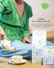 Coffee - Pacha Mama I 100% Arabica I Kaffeebohnen 1kg I Perfekt für jede Zubereitung - Moka Kanne, Siebträger, Vollautomat, Brühkaffee mit schokoladig, nussigen Aromen I mittlere Röstung