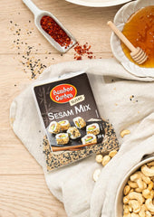 Bamboo Garden - Sushi Sesame Mix, Ideális mindenféle sushi elkészítéséhez, különféle ételek feltétjeként is finom, müzliben vagy zabkásaban, 1 x 50 g