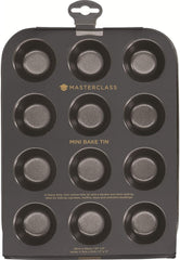 Mesterkurzus Törtchenform Master Class Für 12 Stück 25X20Cm, Karbonstahl, Grau, 28 X 18 X 18 cm Sütőformák és tálcák Naty Shop