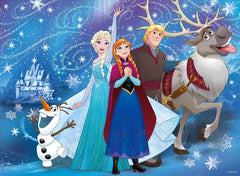 Ravensburger puzzle gyerekeknek - 13610 Frozen - Szikrázó hó - Disney Frozen Puzzle gyerekeknek 6 éves kortól, 100 darabos XXL formátumban, csillogó Puzzle Naty Shop