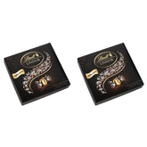 Díszdoboz LINDOR Extra Black 70% Cacao, Ajándékcsokoládé, kb. 15 LINDOR szarvasgomba, 186 g (2 db-os csomag)