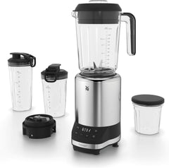 WMF Kult Pro Multifunkciós keverő Hochleistungsmixer, 30 000 U/min, Smoothie Maker, Standmixer, Ice-Crush Function, 4 Mixbehälter Inkl. Togo-Verschluss Kitchen Naty Shop