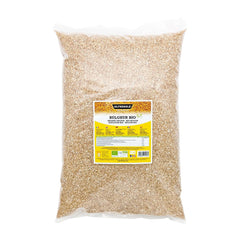 Bio olasz Bulgur 5 kg, teljes kiőrlésű, durumbúza, repesztett búza, ideális tabbouleh és keleti ételek készítéséhez, praktikus formátum