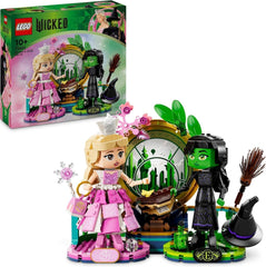 LEGO Wicked Elphaba és Glinda babák – Óz boszorkányai gyűjthető figurák játék – Kreatív ajándék 10 év feletti lányoknak és filmrajongóknak – 75682 építőkészlet Besuche den LEGO-Store alapértelmezett cím