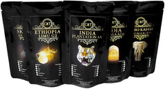 Kaffee Globetrotter - Echte Raritäten (Ganze Bohne, 200g) India Balmaadi - Raritäten Spitzenkaffee - Werden Sie Zum Entdecker!