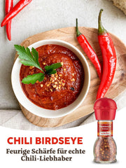KOTÁNYI Chilis Birdseye Pepperoncini Mühle, scharf zum frischen Mahlen, 1er Pack (1 x 27g)