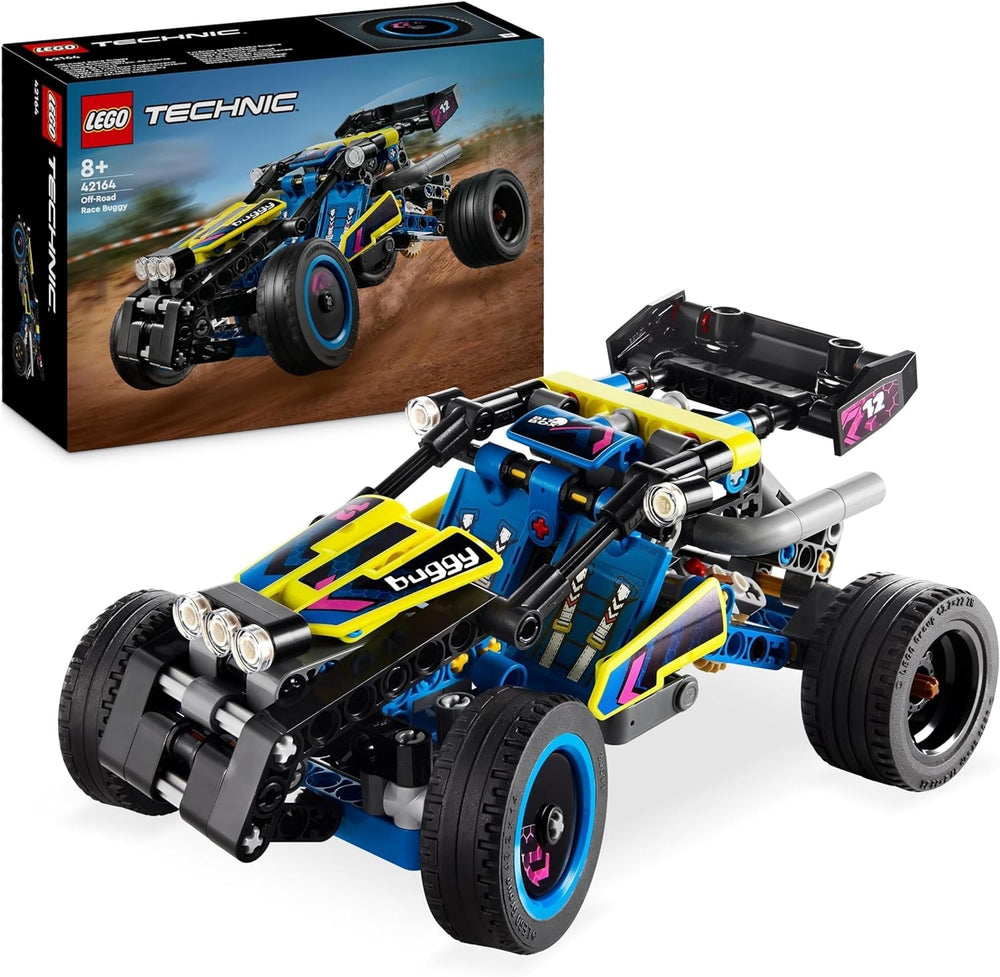 LEGO Technic Offroad Racing Buggy Autós Játék gyerekeknek Buggy Versenyautó Építőkészlet Ajándék 8 éves fiúknak és lányoknak Rally Car Model 42164 Építőkészletek Besuche den LEGO-Store Single