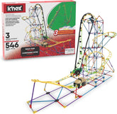 MINT-Forschung Achterbahn-Baukasten, K'NEX Bildung, Basic Fun, 77078, MINT-Lernset mit 546 Teilen, Lernspielzeug für Kinder, Konstruktionsspielzeug für Jungen und Mädchen Ab 8 Jahren