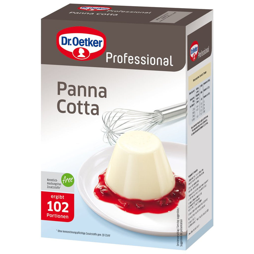 Dr. Oetker Professional Panna Cotta, Dessertpulver in 1,1 Kg Packung Amestec pentru copt si gatit Naty Shop Panna Cotta
