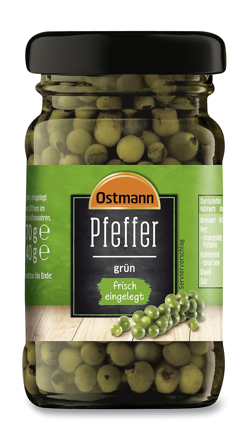 Ostmann Gewürze Grüner Pfeffer eingelegt, 70 g