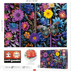 Educa - 500 darabos puzzle felnőtteknek | Bada Bloom. Méretek: 48 X 34 cm. Tartalmazza a Fixpuzzle puzzle ragasztót. 11 éve (19909) Puzzle Naty Shop