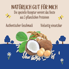 Allos Bio Ohne Muhhh 3,5% | Milchalternatíva | Ital auf Pflanzenbasis | vegán | schäumbar | tökéletes kávéhoz laktózmentes | Kalcium- és vitaminforrások | Reich an Protein | 1 liter (6 db)