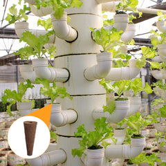 50 db hidroponikus termesztőszivacs, hidroponikus palántaszivacs, gyökértenyésztő szivacsdugó, különféle bimbófajtákhoz, mint például paradicsom, eper, menta