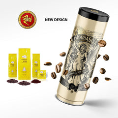 Caffè Espresso Kaffeebohnen - Traditionelle Röstung in Sizilien über Holzfeuer In Handarbeit - Premium Espressobohnen 1kg für Vollautomat und Siebträger