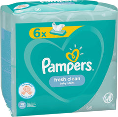 Pampers 81688049 Fresh Clean babatörlő, fehér