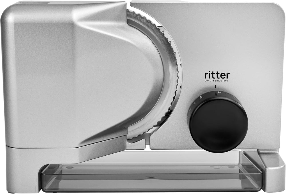 Ritter E 16 Mașină electrică multifuncțională de feliat Rasnite si Feliatoare Naty Shop Argintiu metalizat