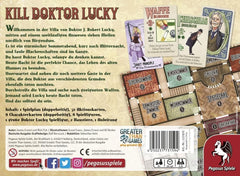 Pegasus Spiele 51797G Kill Doctor Lucky, fehér
