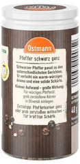 Ostmann Gewürze - Pfeffer schwarz ganz | 40 g Der Streudose-ban