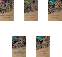 Exotische Schönheiten für Wintergarten und Terrasse - Samen-Geschenkset mit 5 frostempfindlichen Blühpflanzen aus aller Welt