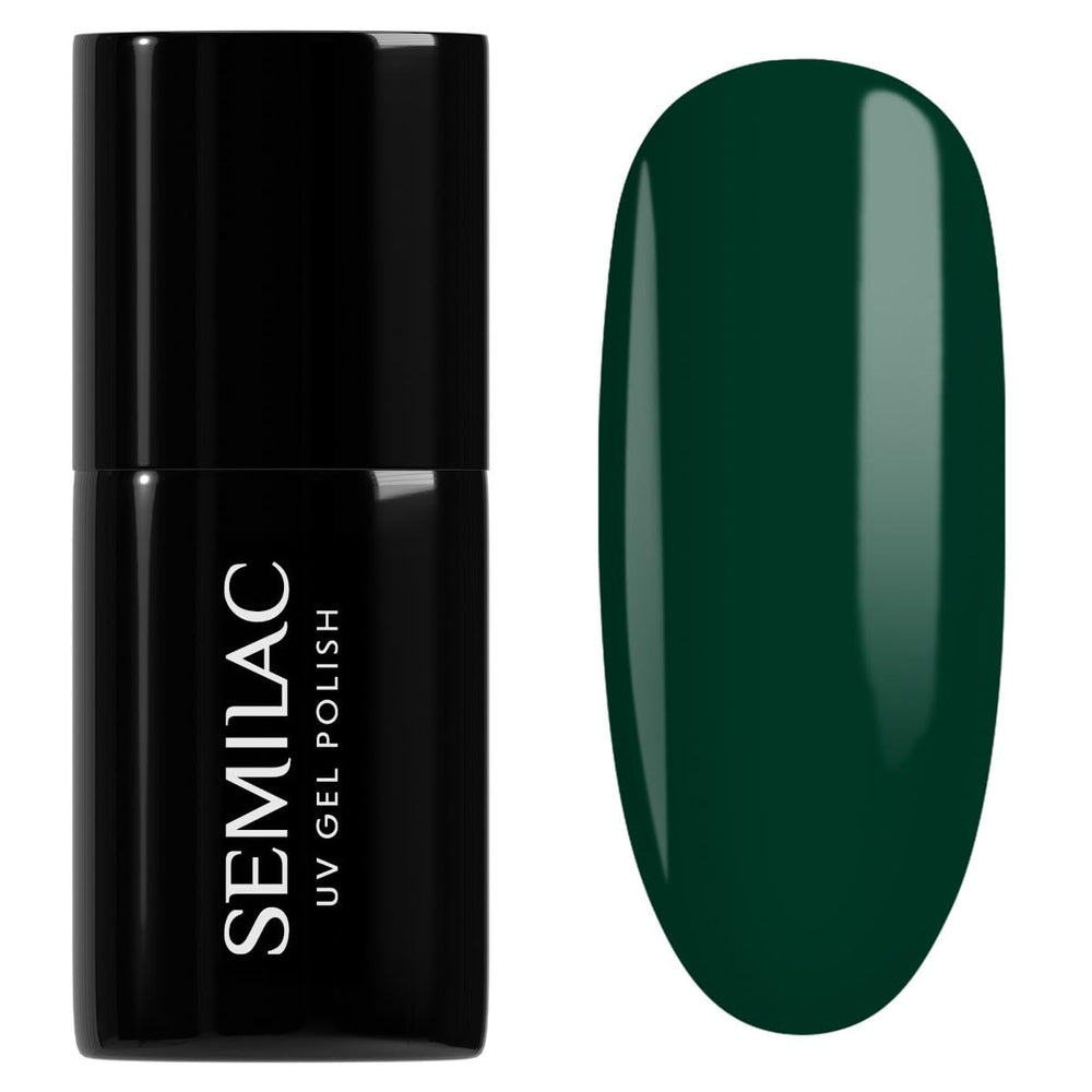 UV körömlakk Semilac Hybrid 309 Pine Green 7ml Festive Wonder Colors Collection