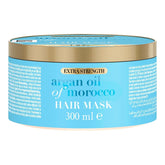 OGX Extra Strength Hydrate & Revive + Argan Oil of Morocco Hair Mask (300 ml), mască de păr luxoasă cu ulei bogat de argan și proteine de mătase Masca de par Naty Shop Ogx Argan Oil Of Morocco Mască de păr