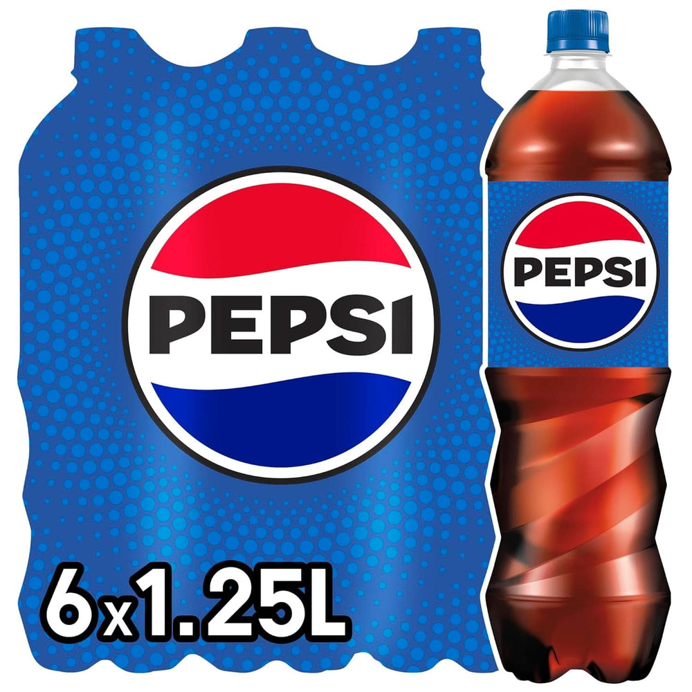 Pepsi Cola, Original, készlet 6 x 1,25 liter Alkoholmentes italok Naty Shop 6 x 1,25 liter Új verzió