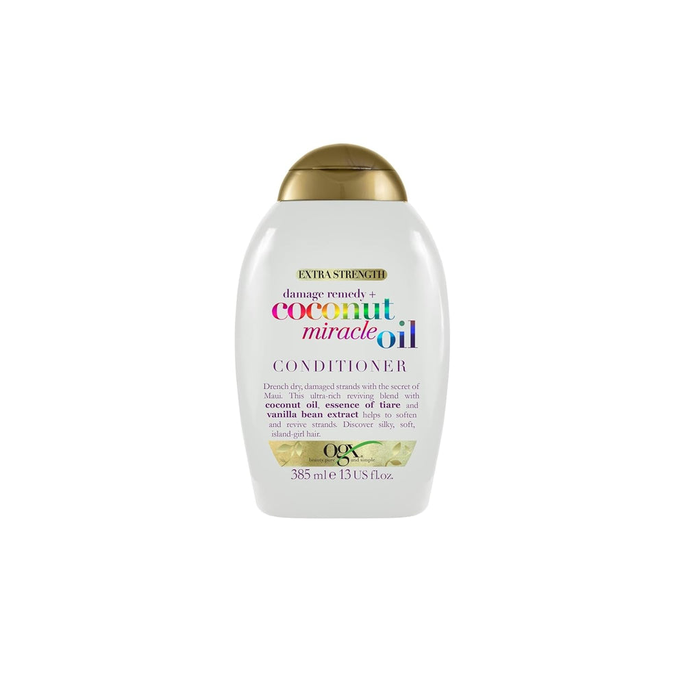 OGX Coconut Miracle Oil Conditioner, Hidratáló kondicionáló hajápoláshoz kókuszolajjal, 385 ml Hajápoló OGX Balzsam