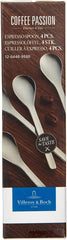 Villeroy And Boch - Coffee Passion espresso kanál készlet, 4 db, 10 cm, rozsdamentes acél 18/10 Kitchen Naty Shop