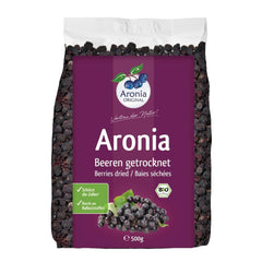 Aronia ORIGINAL, szárított arónia gyümölcs, tartósítószer nélkül, hozzáadott cukor nélkül, 500 gramm Naty Shop dehidratált termékek 500 gramm