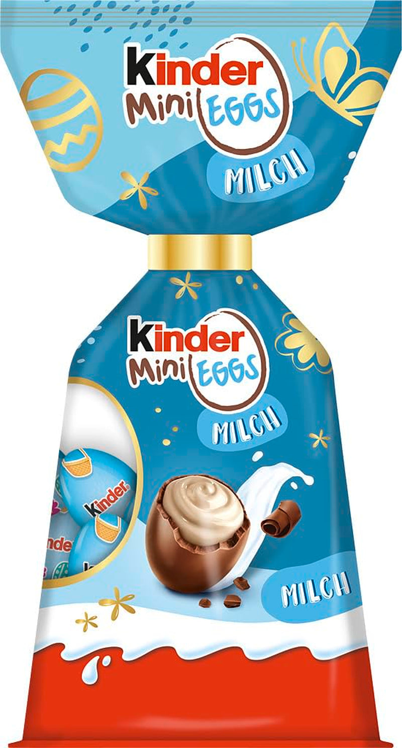 Kinder Mini Eggs Milk | 85g – Finom húsvéti csokoládé tojás – Húsvéti édességek – Tejcsokoládéval bevont sima tejes töltelék – Tökéletes a húsvéti kosárba – Megosztás