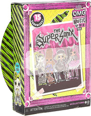 L.O.L. Meglepetés! OMG Remix Rock BHAD GIRL Modepuppe mit 15 Überraschungen - mit Schlagzeug, Outfit, Schuhen, Bürste, Puppenständer, Songtext-Magazin & Plattenspieler-Paket - Für Mädchen ab 4+ Jahren
