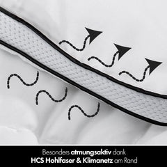 All Seasons paplan 135x200 - Könnyű 135x200 paplan - Légáteresztő és mosható és 100%-ban vegán - Klímahálós paplan és kényelmes pánt alváshoz - 800G Töltő paplanok és paplanok Naty Shop