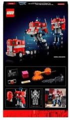 LEGO 10302 Icons Optimus Prime készlet, 2 az 1-ben robotfigura és modell teherautó, Transformers játék modellkészlet felnőtteknek, születésnapi vagy karácsonyi ajándék férfiaknak, nőknek, neki és neki építőkészletek Besuche den LEGO-Store