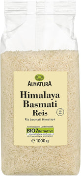 Bio himalájai fehér basmati rizs, 1 kg